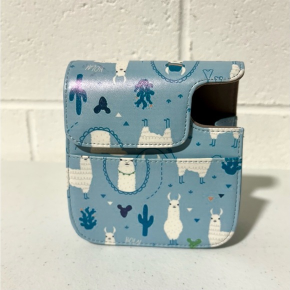 Shopee FujiFilm Mini 8 9 Instant Camera Case Bag Llama Blue NEW Fuji Film - Picture 6 of 12